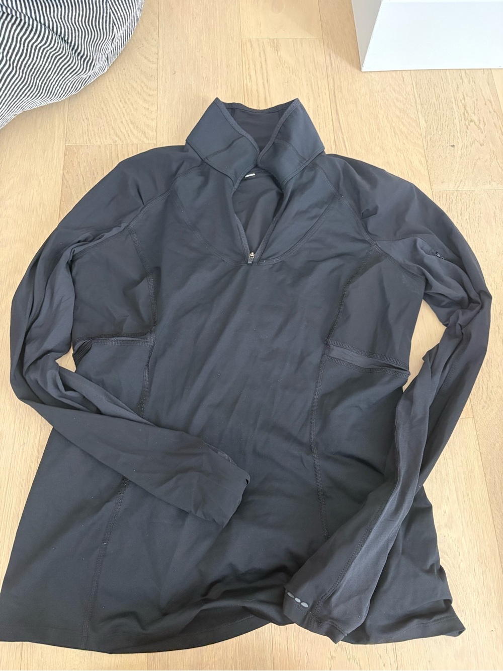 Black Quarter-Zip Lululemon Pullover